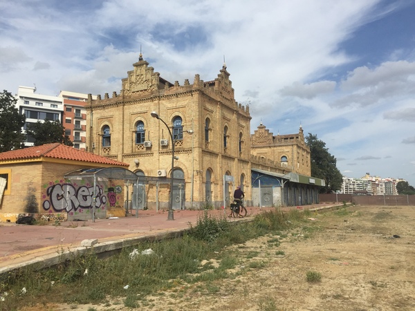 The old train station